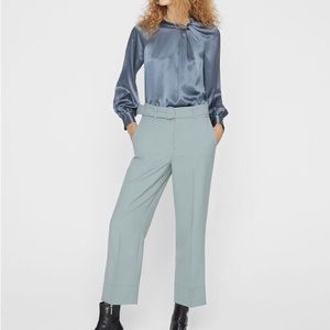 Club Monaco Enamel Ring Pant in Light Sage